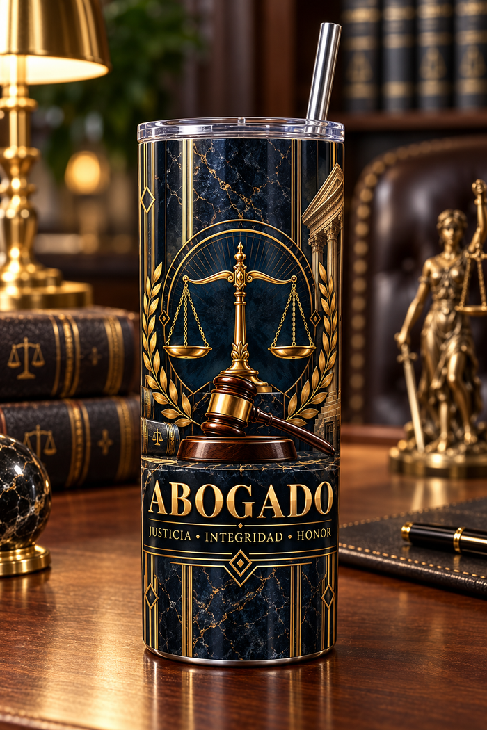 Vaso Térmico para Abogado 20 oz – Regalo Elegante