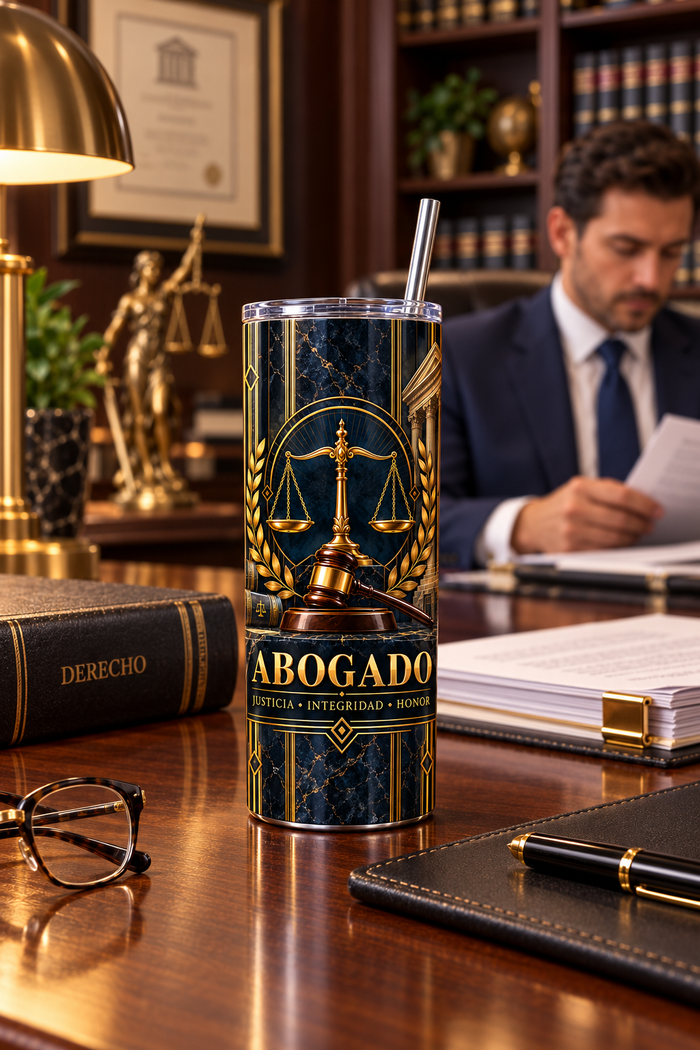Vaso Térmico para Abogado 20 oz – Regalo Elegante