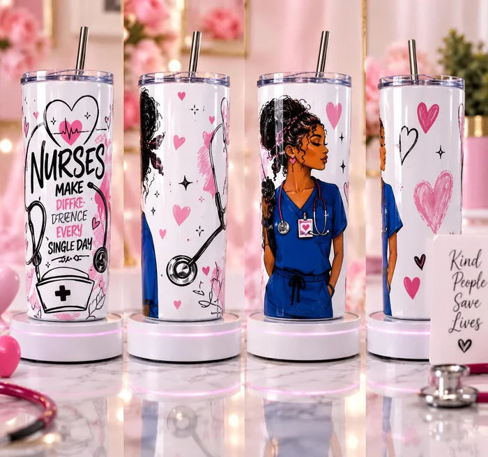 Vaso Térmico para Enfermera 20 oz – Diseño Nurses
