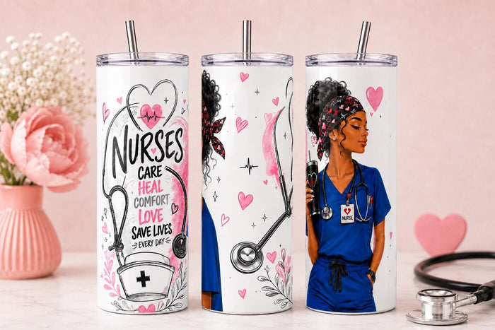 Vaso Térmico para Enfermera 20 oz – Diseño Nurses