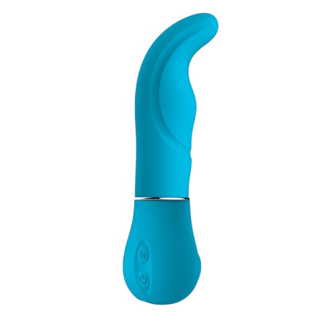 Vibrator ENGILY ROSS Eivian, cu 4 piese interschimbabile, funcție de penetrare, 8 funcții de vibrație, 3 viteze, albastru