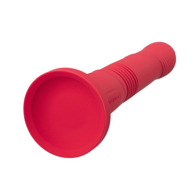 Vibrator LOVENSE Gravity, control prin aplicație, cu funcție de penetrare automată, vibrații nelimitate, 27 cm, roșu