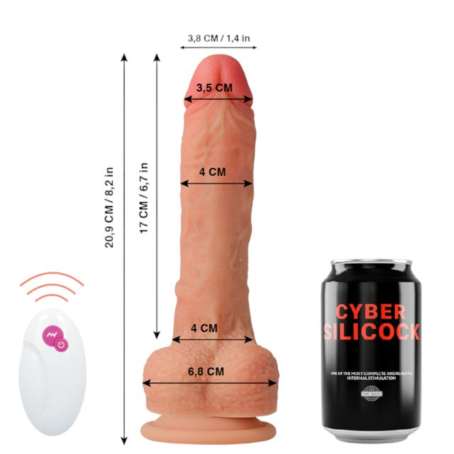 Vibrator realistic Mr Rick - Cyber, 20.9 cm