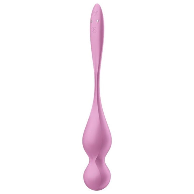 Vibrator SATISFYER - LOVE BIRDS, pentru exercitii Kegel, 12 functii de vibrare, roz