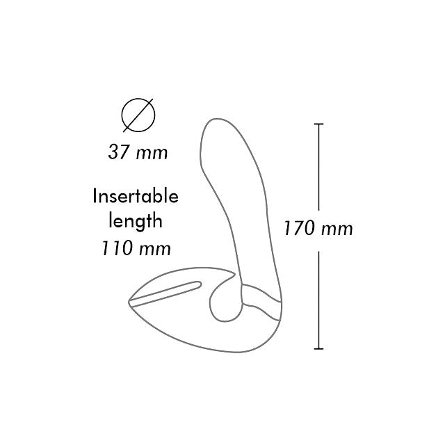 Vibrator Shunga - Soyo Purple, o stimulare perfecta a clitorisului si punctului G, 17 cm, mov