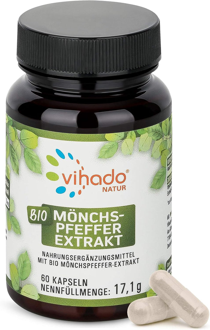 Vihado Natur	Monchs-pfeffer extrakt (Monk Pepper Extract) 60 Caps