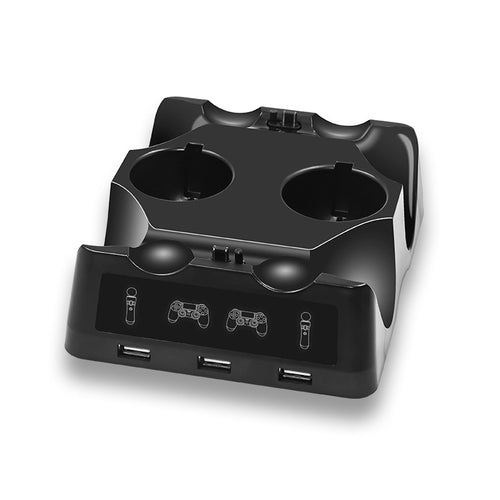 VR Controller Charger USB Four Slots Indicator