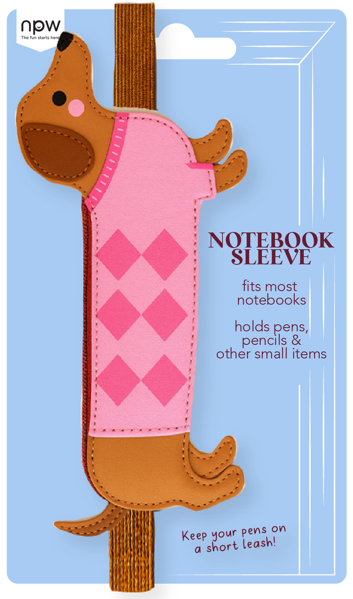 Wiener Dog Notebook Sleeve by NPW