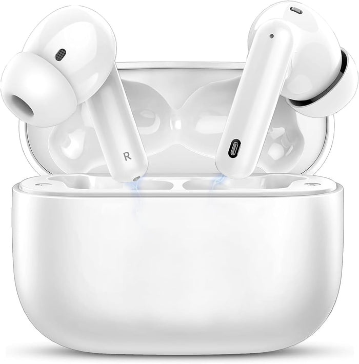 Wireless Earbuds & Charging Case (with Silicone)