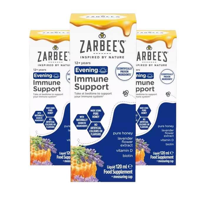 Zarbee's Evening Immune Support 3 x 120ml (3 Pack) - Out of Date